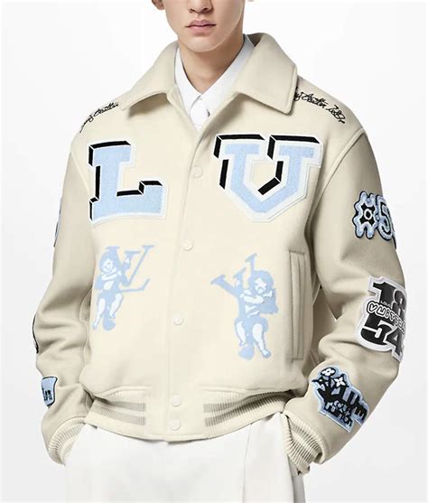 lv rabbit jacket|Calfskin Varsity Jacket .